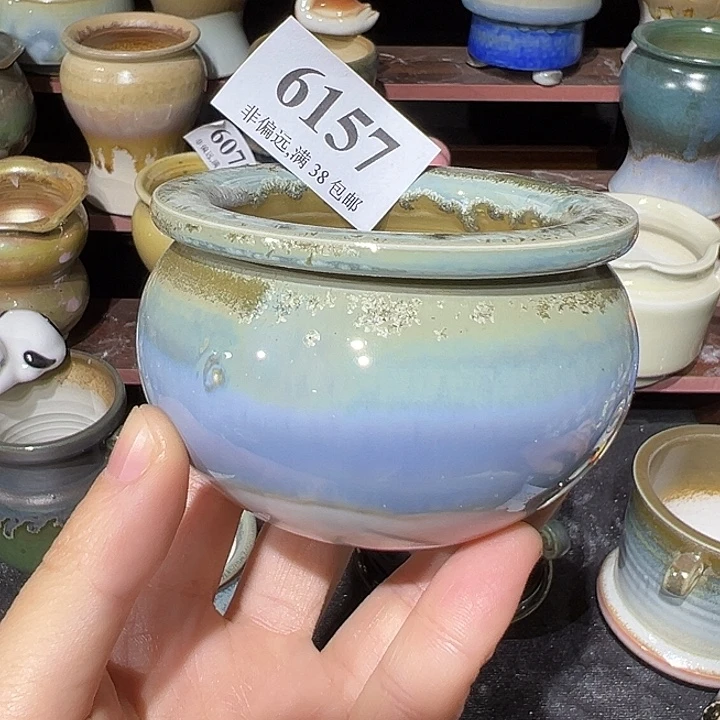 口6高6 手工花盆满30包邮