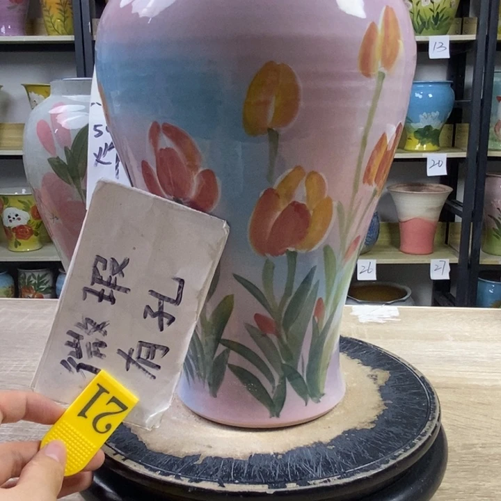 景德镇高温陶瓷花盆