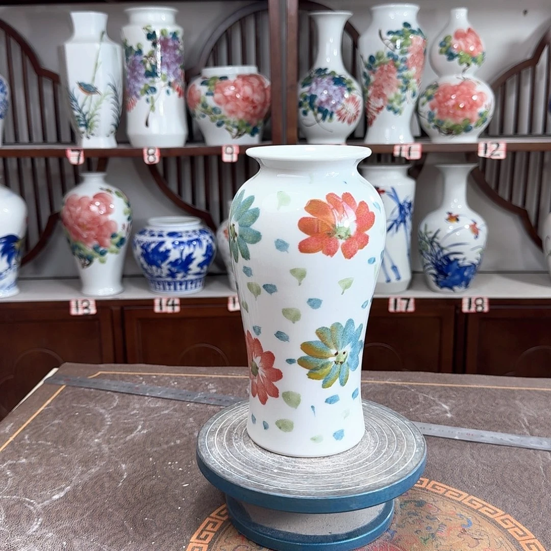 摆件景德镇陶瓷满花