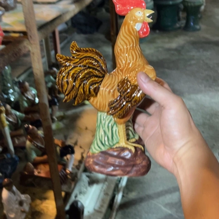 石湾公仔衬托盆景