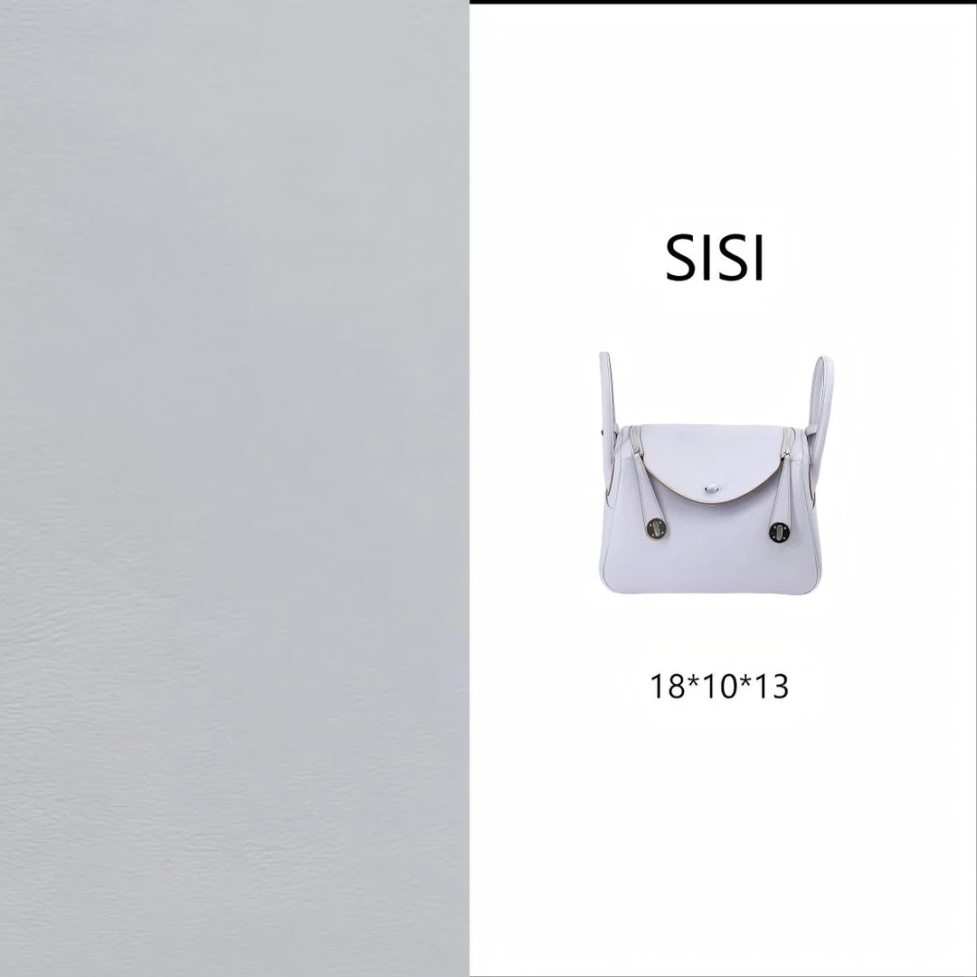 【尺寸：18*10*13】SISI原创设计真皮女包  16807-柔雾紫银扣