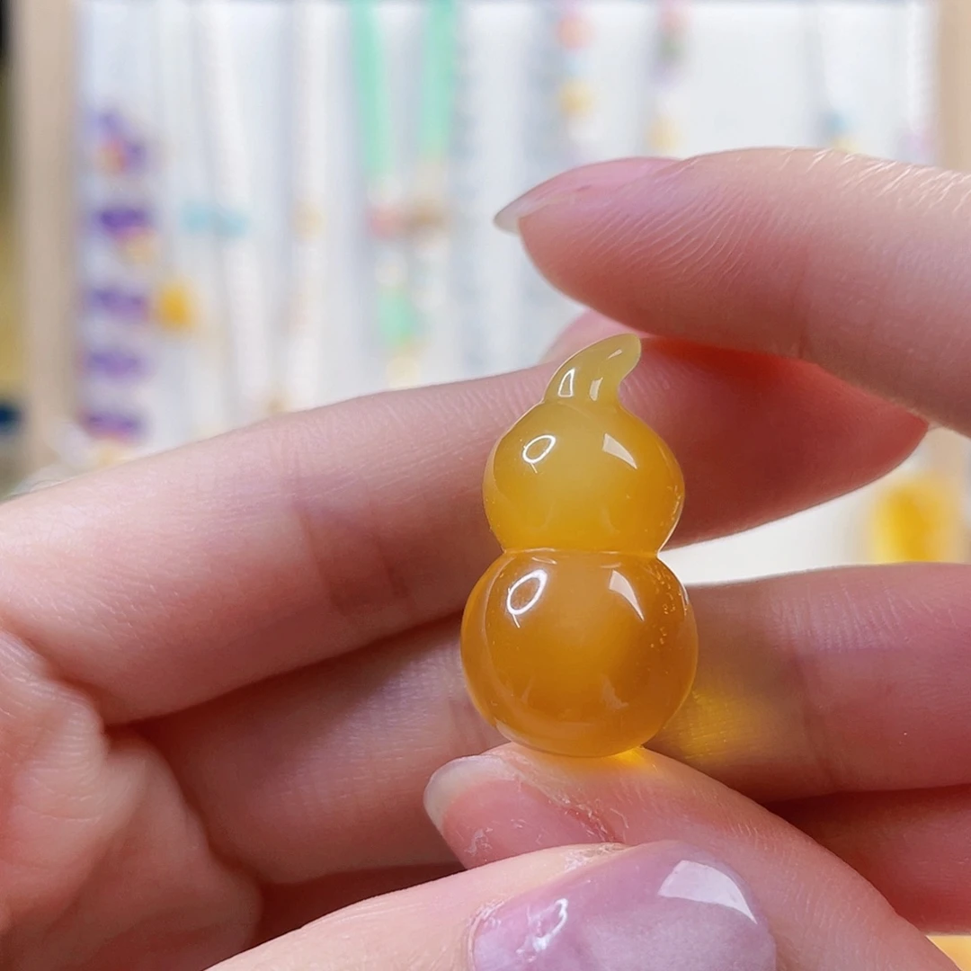 蜜蜡未镶嵌裸石蜜蜡葫芦