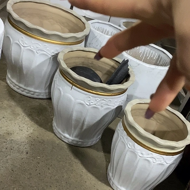 高温烧制特价一套三个盆陶瓷