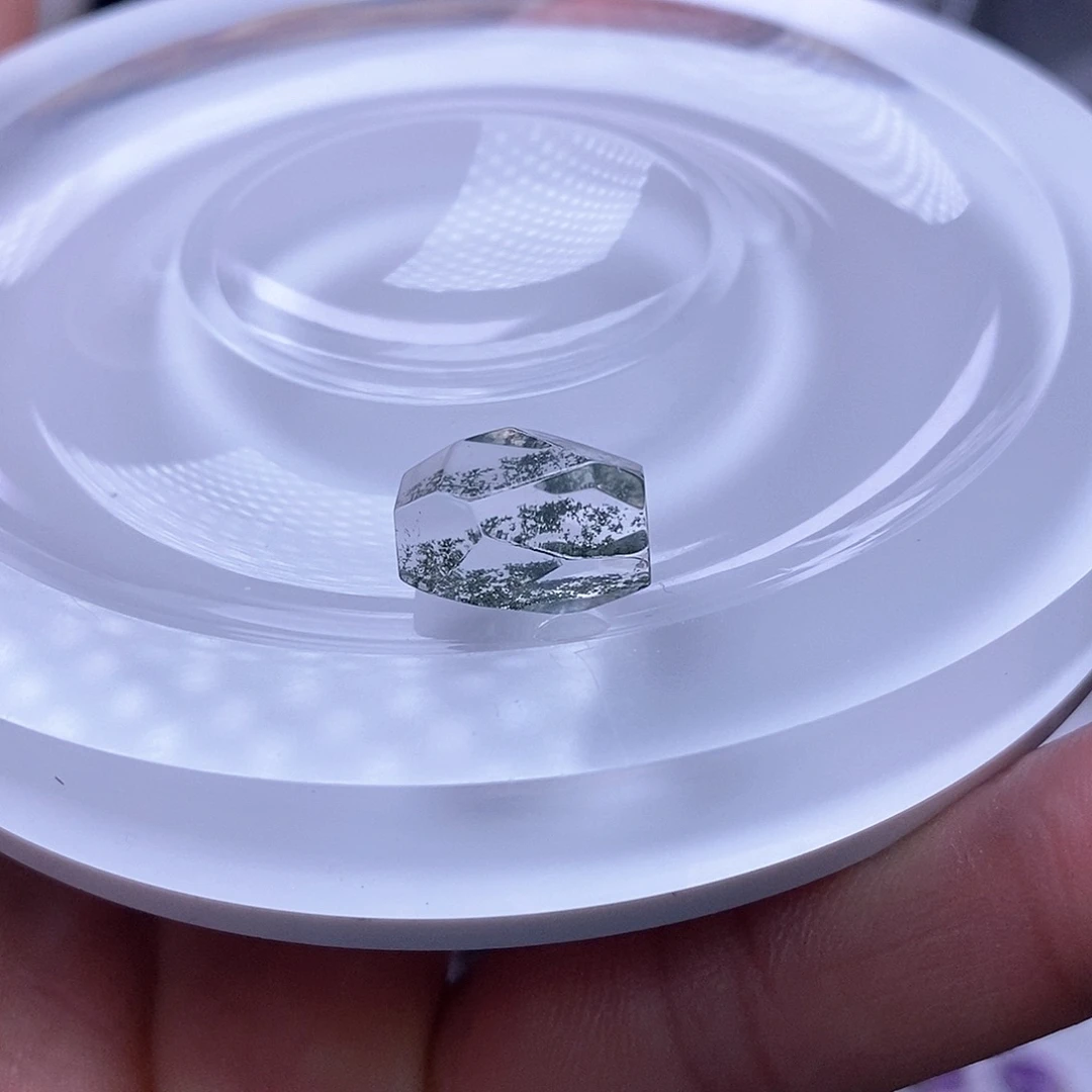 水晶天然水晶定制打孔不退换未镶嵌圆*