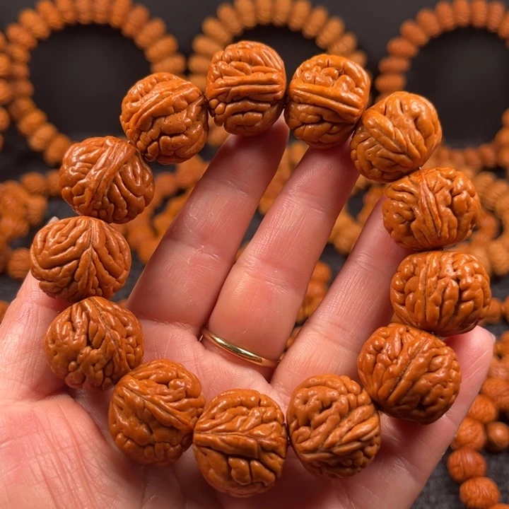 桃核吊坠G5链接手串