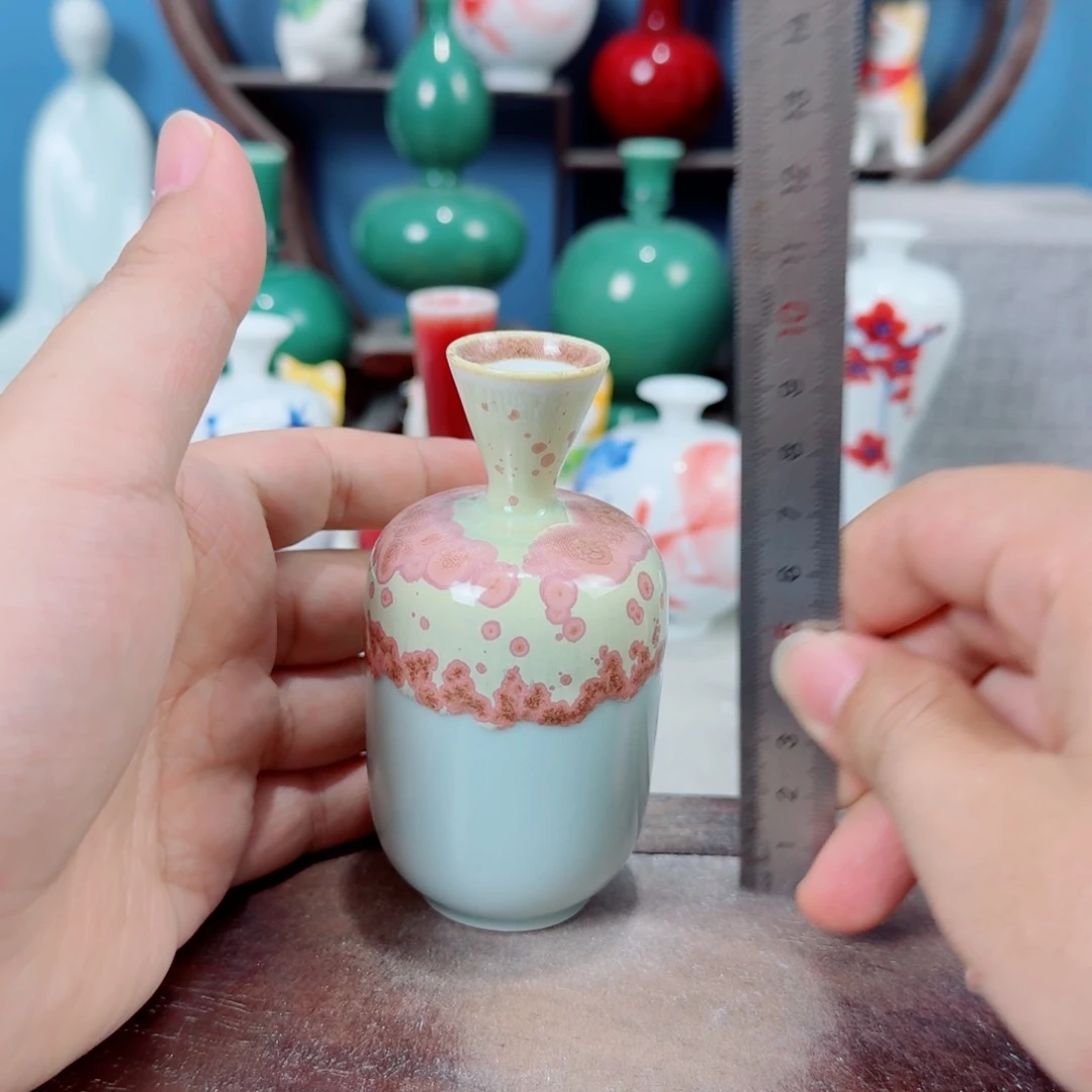 陶瓷手工小花器摆件