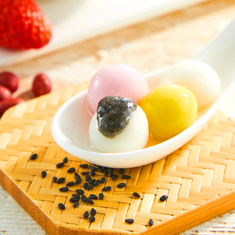 【白白叶叶专属】思念300g小小汤圆 草莓/黑芝麻/花生口味三合一br