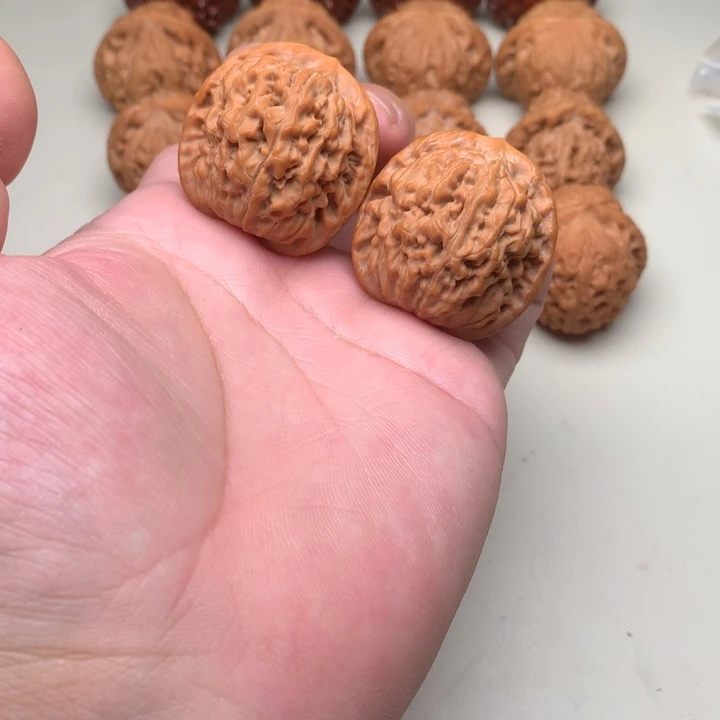 吊坠文玩核桃莲花38