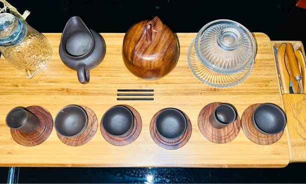 巴基斯坦手工艺品黄檀木功夫茶具茶杯垫办公室茶台专用