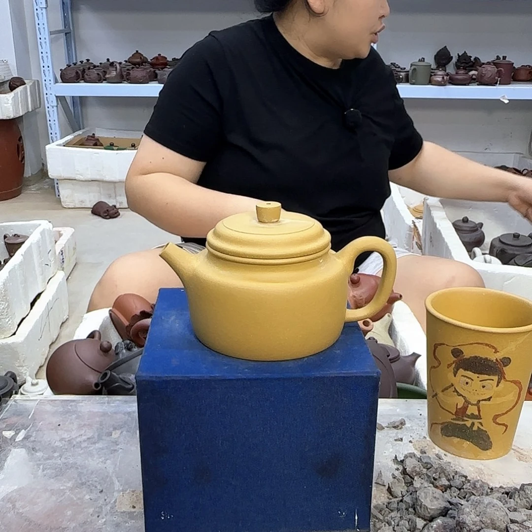 茶壶紫砂宜兴紫砂壶瑕疵处理