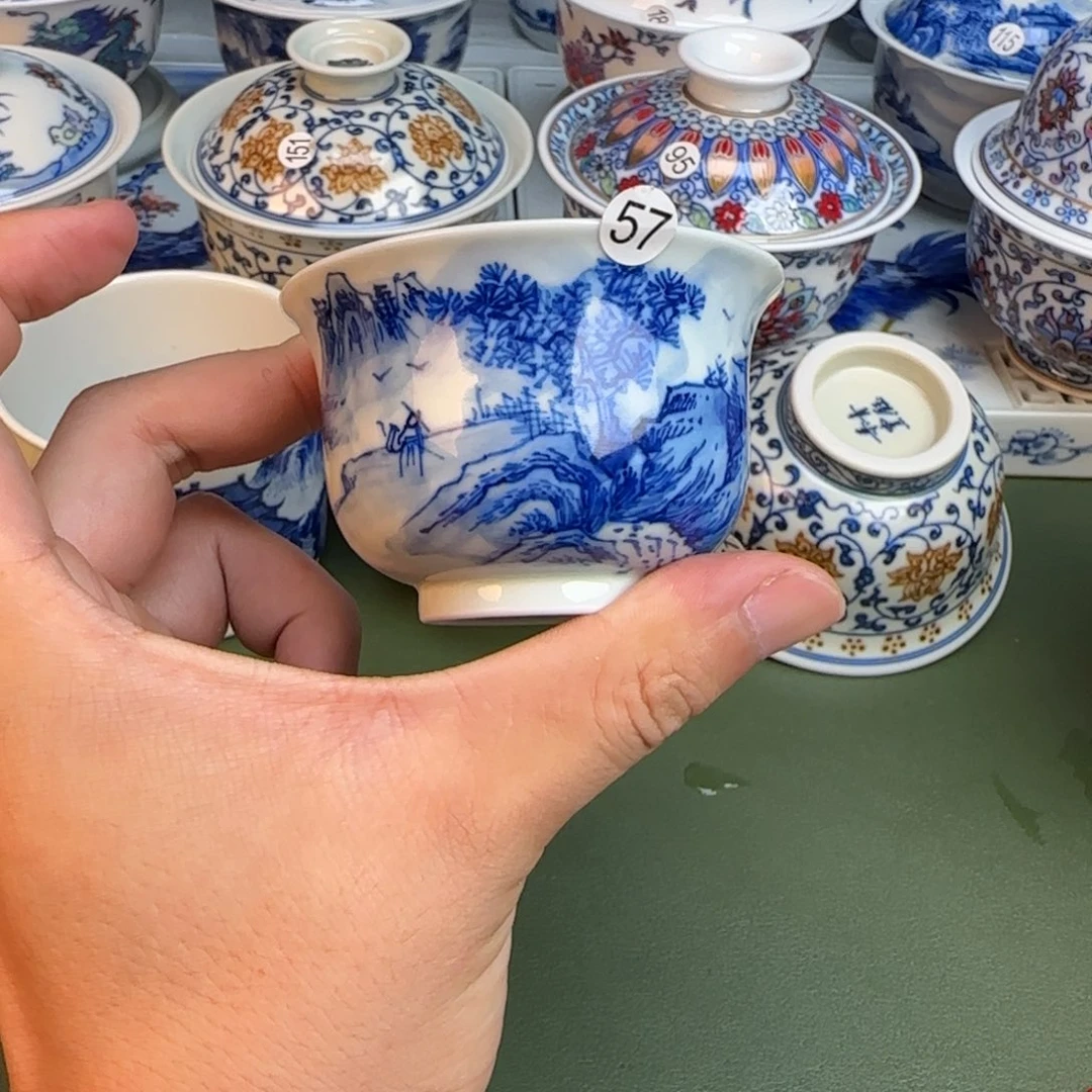 彦祖纯手工手绘茶具57