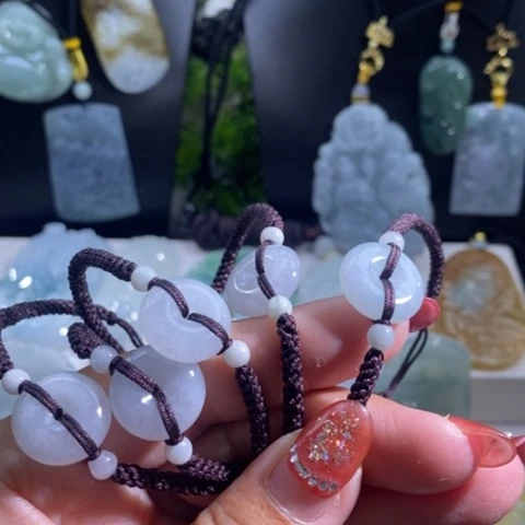 【闪购商品】颈饰未镶嵌翡翠多样性发1