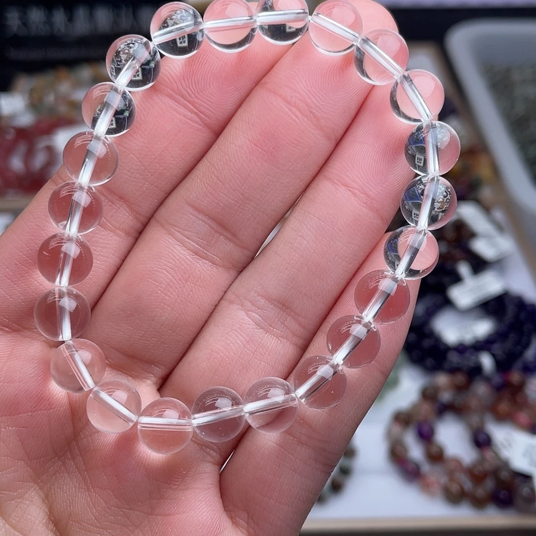 水晶未镶嵌手串天然