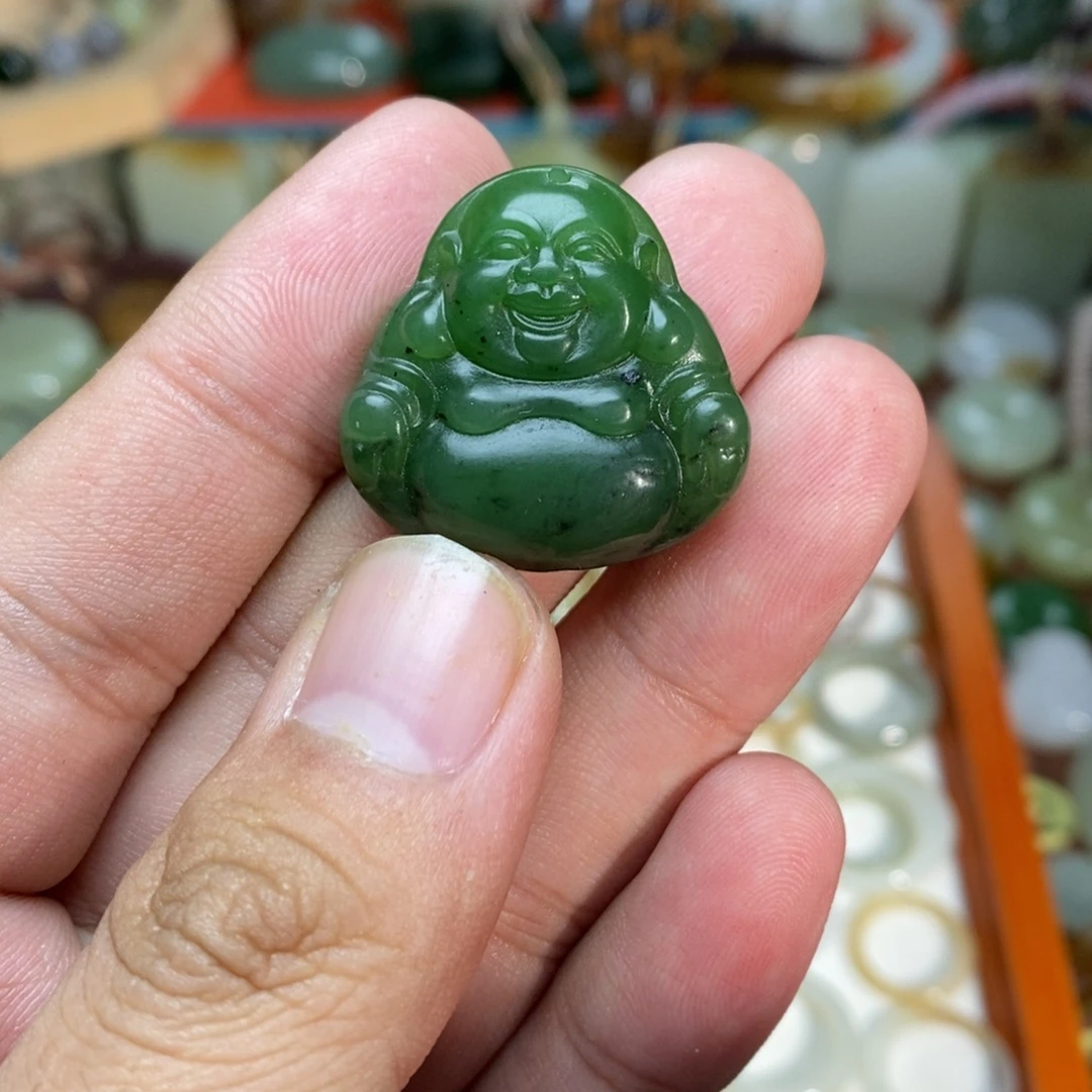 和田玉未镶嵌吊坠(不含链)