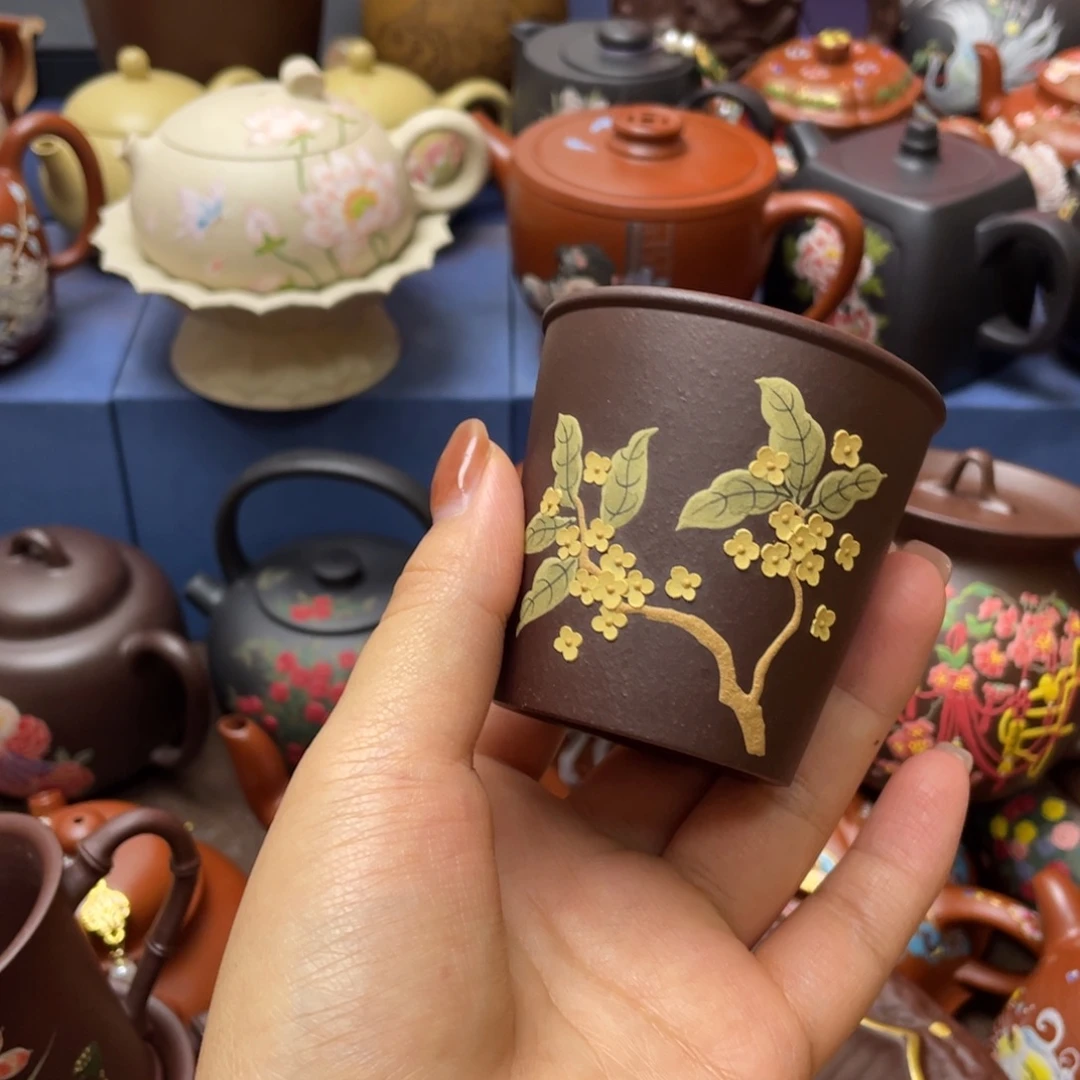 紫砂茶杯紫砂主人杯100vc