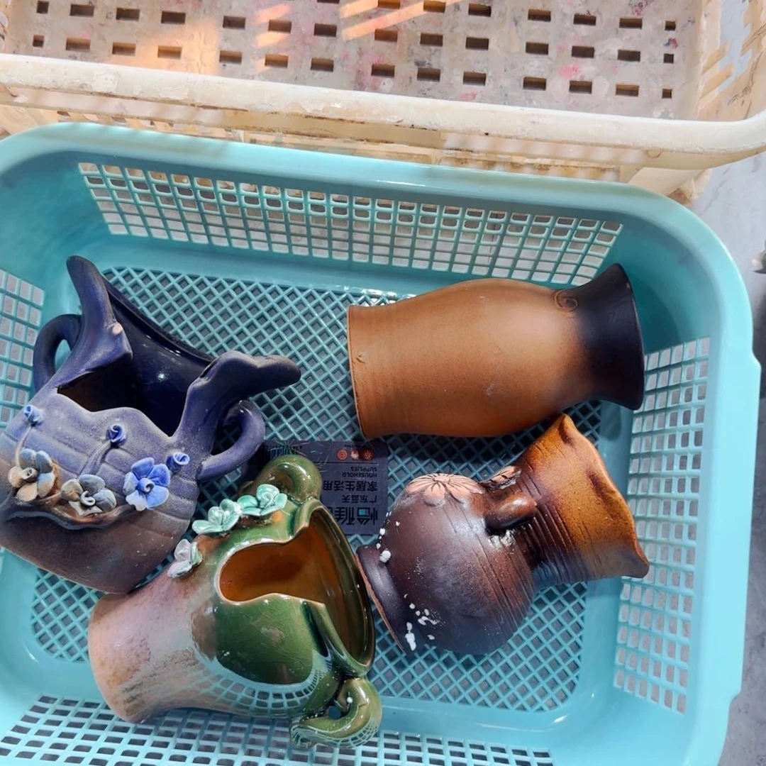 紫砂花盆瑕疵瑕疵