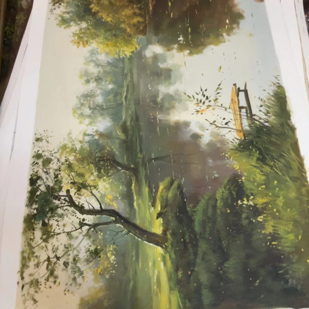 油画油画作品60/90画心