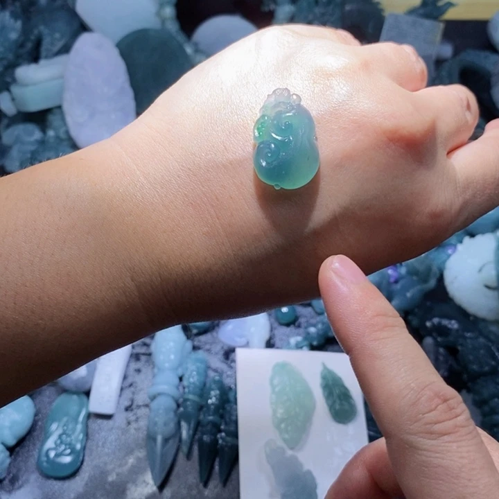 定制翡翠未镶嵌清****』毛