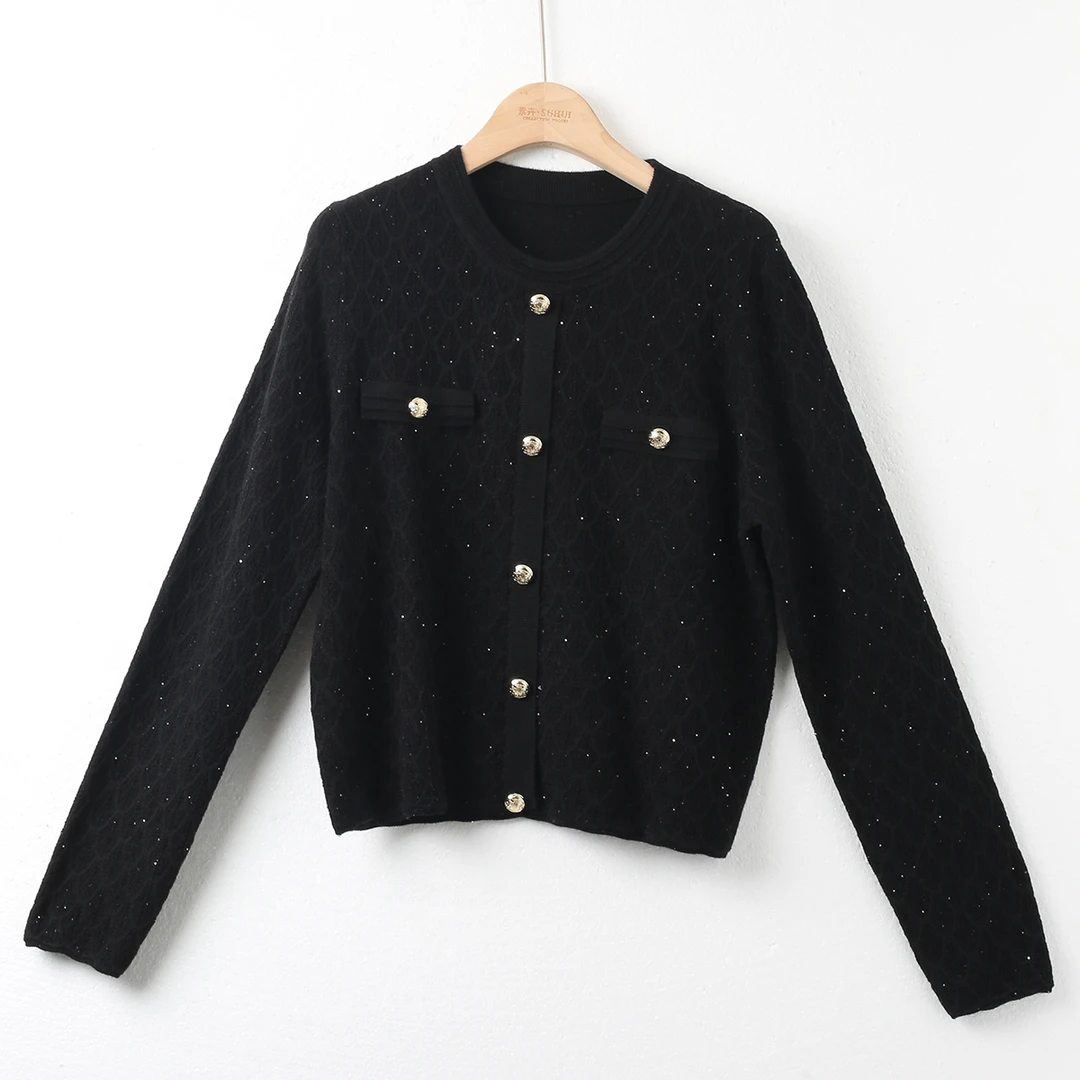 果缎新款羊毛上衣 XM-23950