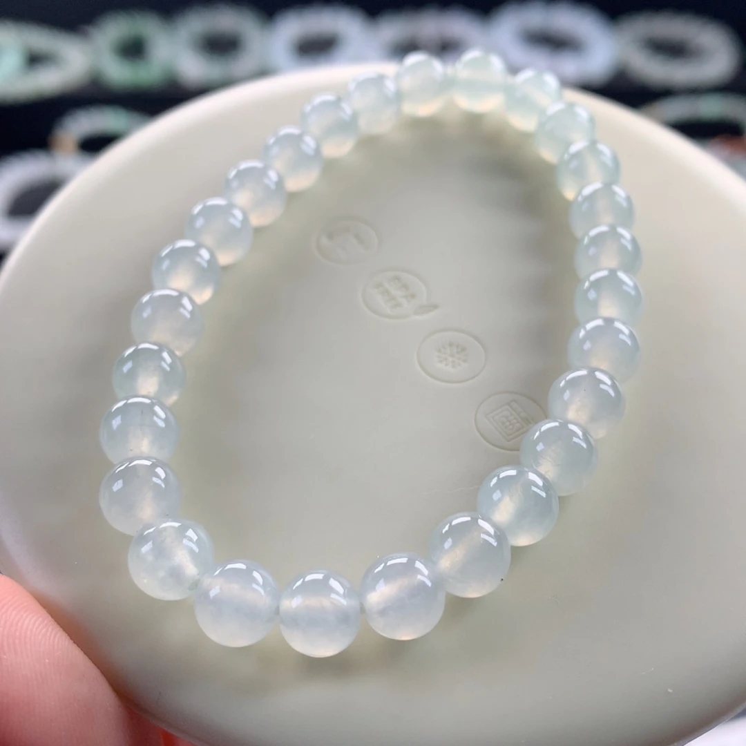 翡翠未镶嵌手链卡7