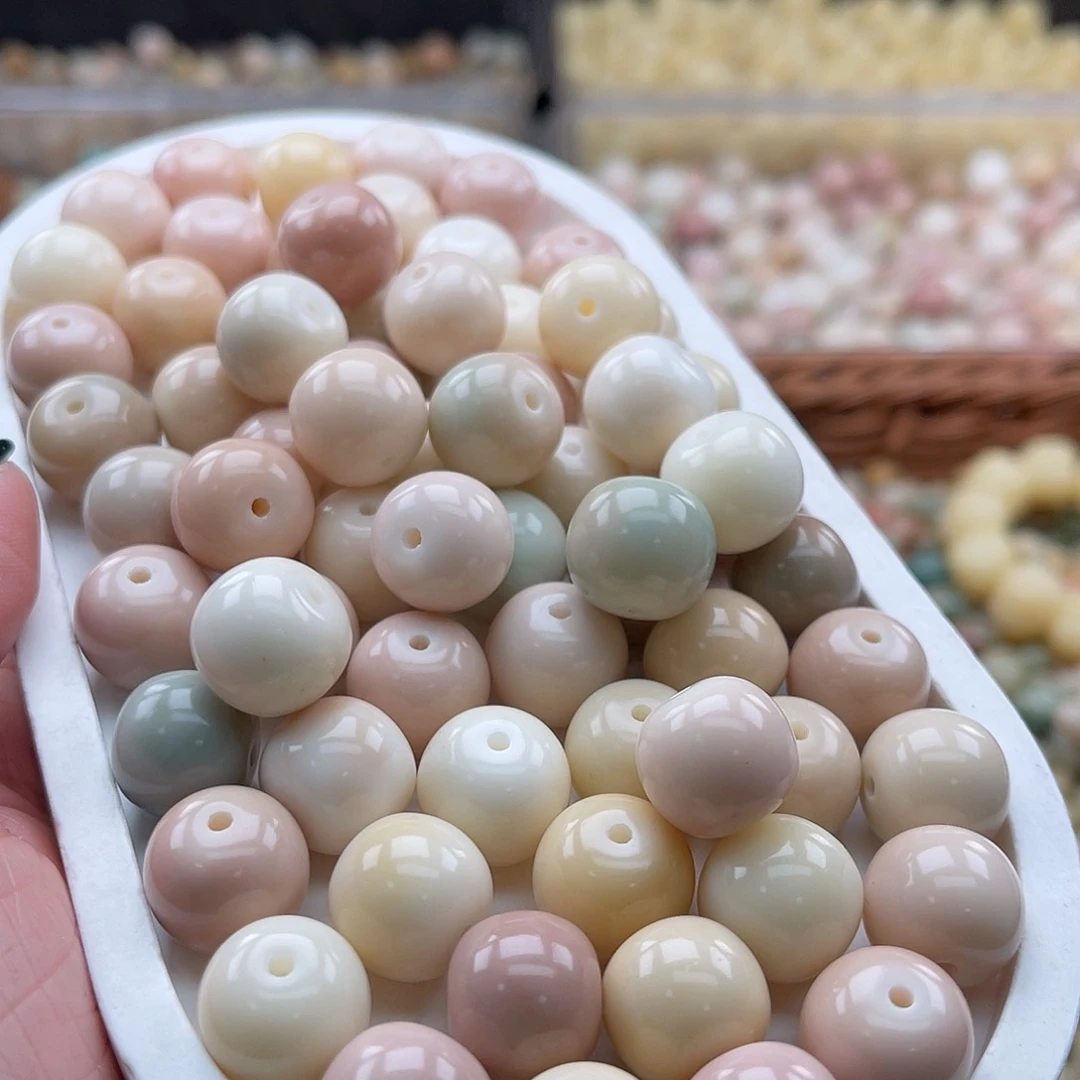 白玉菩提吊坠C/14mm/20+5颗