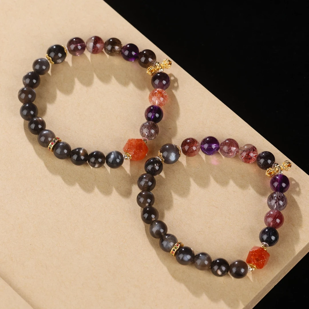 【诗语】18k黑骨干DIY单圈多样性发一 T2-229