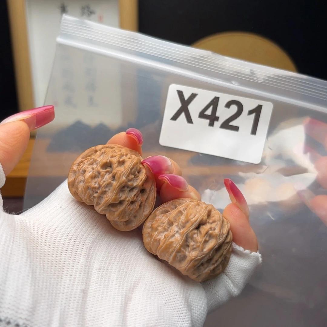 文玩核桃把件34左右门头沟x 421