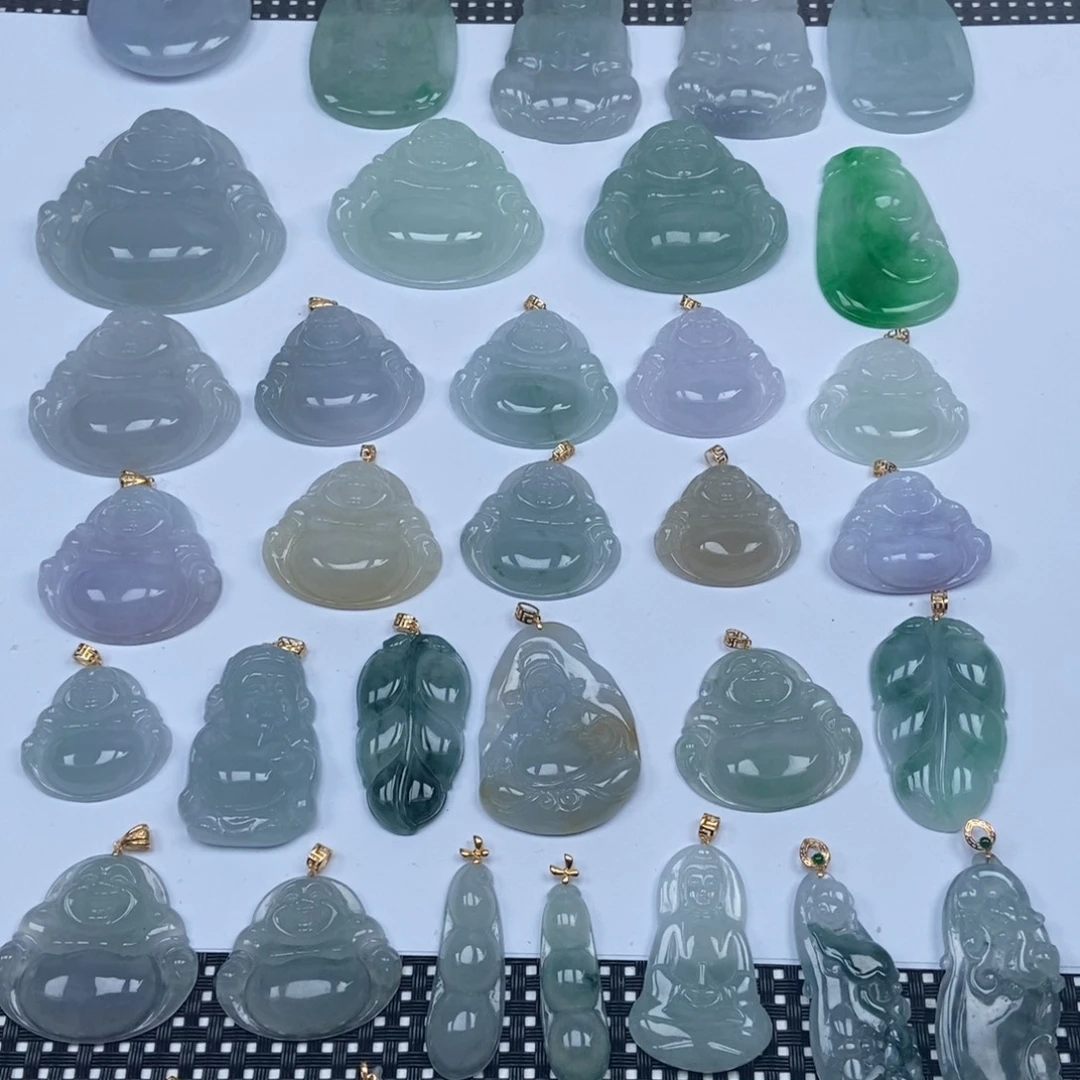 翡翠未镶嵌颈饰吊坠
