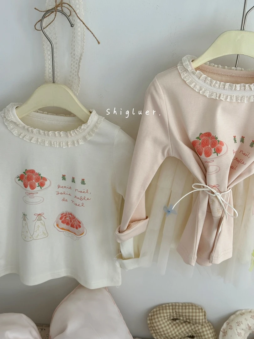 拾光鹿儿-草莓打底衫-女童时尚-6722