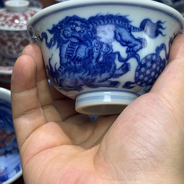 东***～景德镇陶瓷杯杯青花