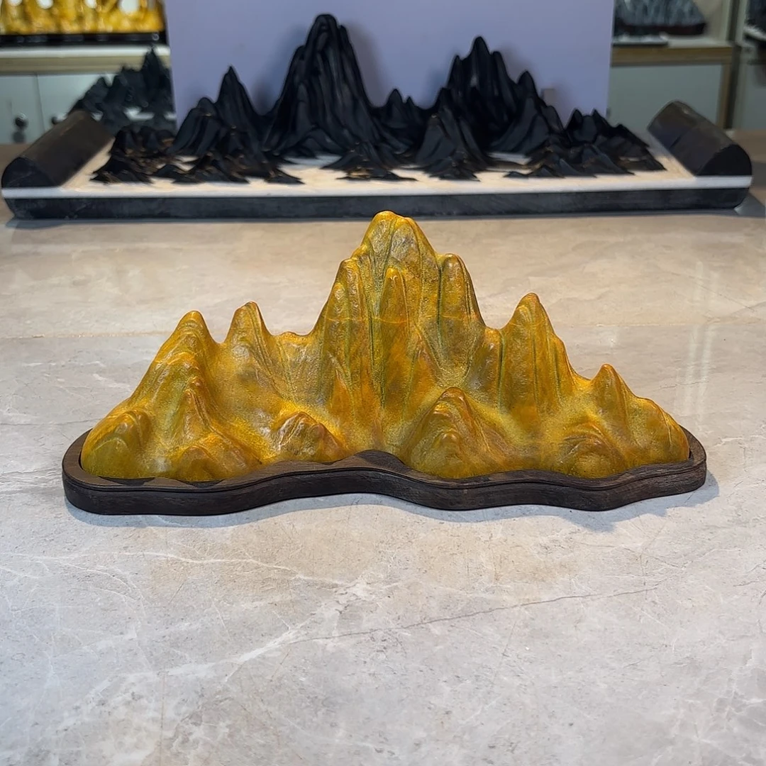 午***茶陶灵璧石手工雕刻奇石摆件