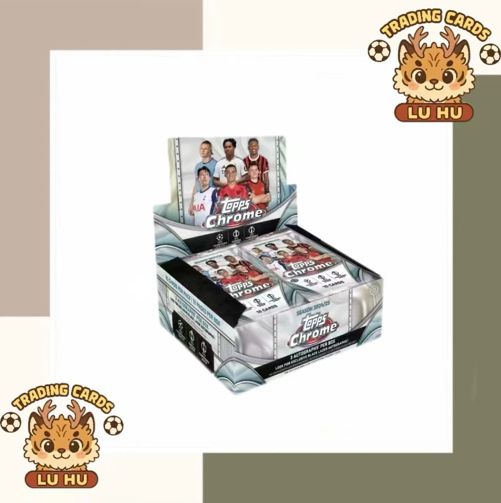 Topps 24-25 Chrome Jumbo 巨量盒 足球球星卡盲盒（默认代拆）