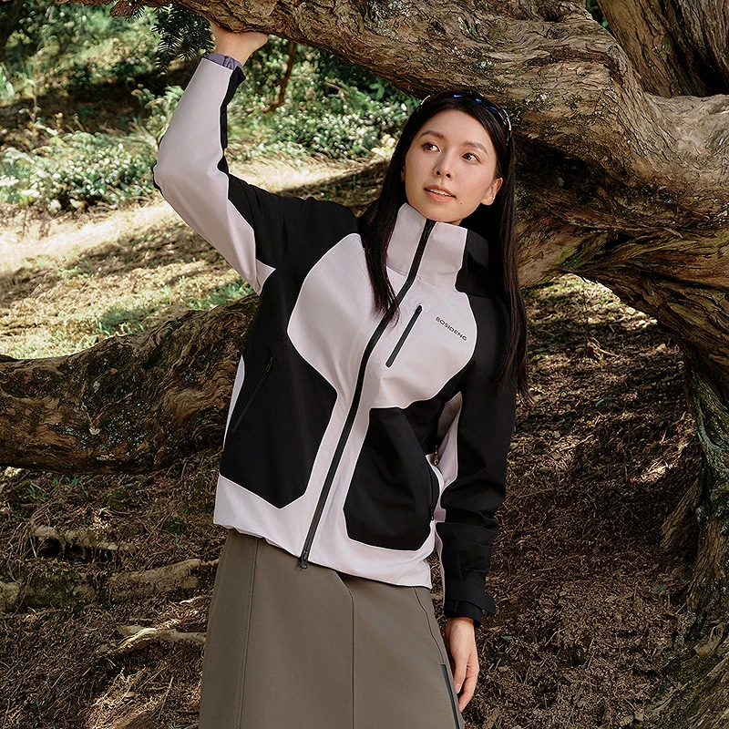 2025秋季新款女一手长冲锋衣鹅绒服冲锋衣B250331