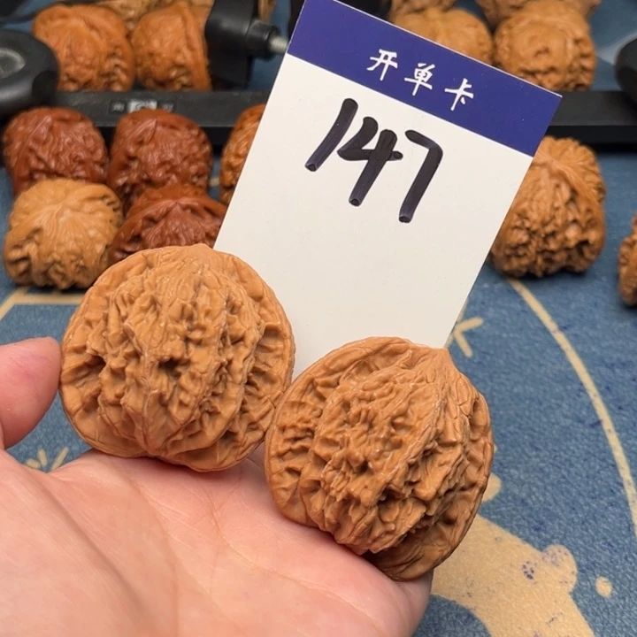 吊坠文玩核桃音*虎头 47全品 147