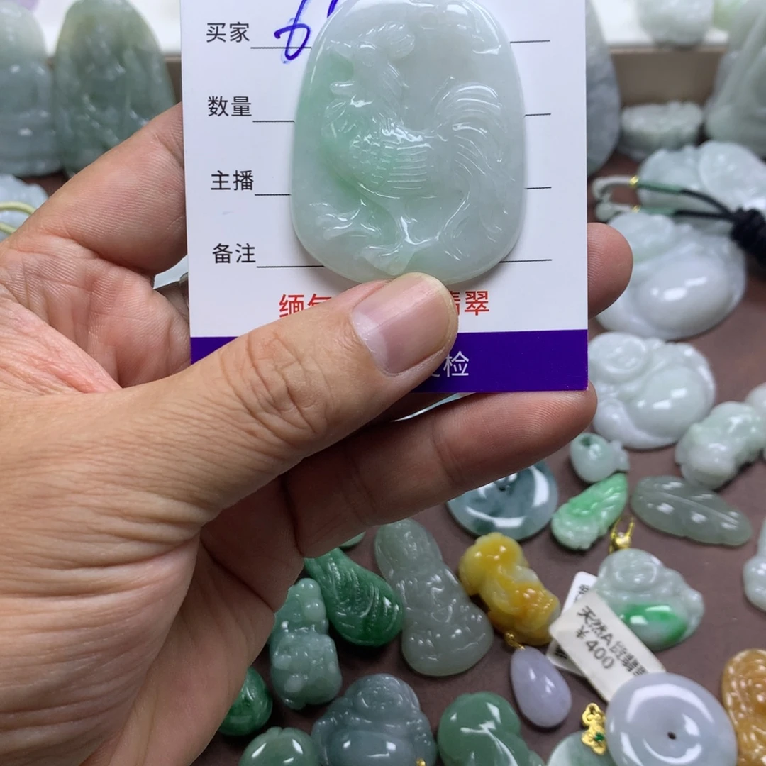 颈饰未镶嵌翡翠缅甸A货翡翠