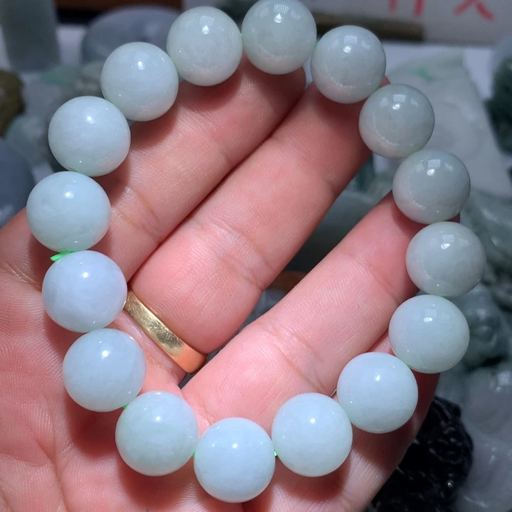 翡翠未镶嵌颈饰保真天然a货翡翠