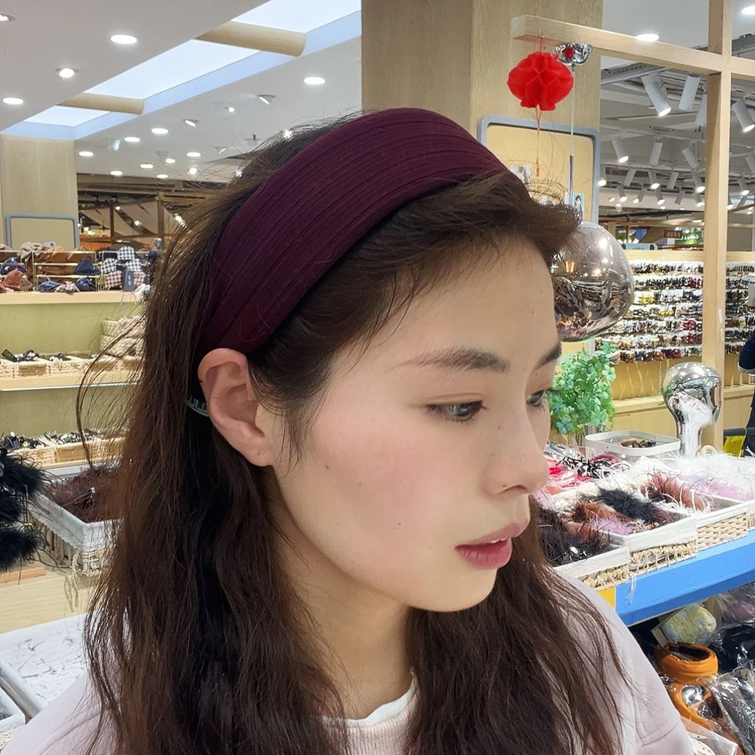 棉涤纯棉葡萄籽发箍