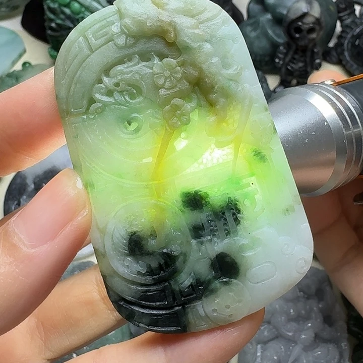 定制翡翠未镶嵌毛货