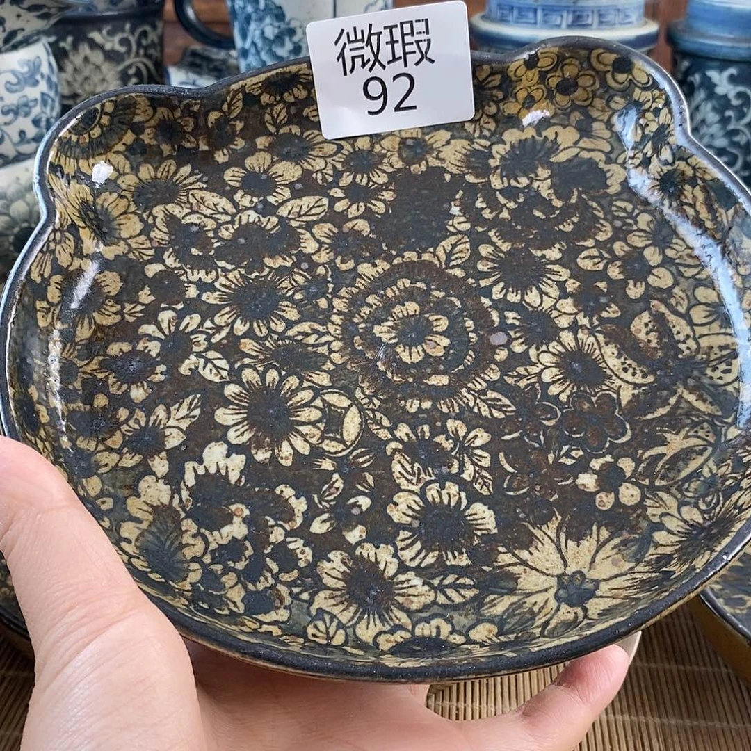 手工手绘青花高温陶瓷