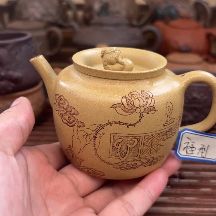 紫砂茶壶貔貅聚宝盆本山段170c