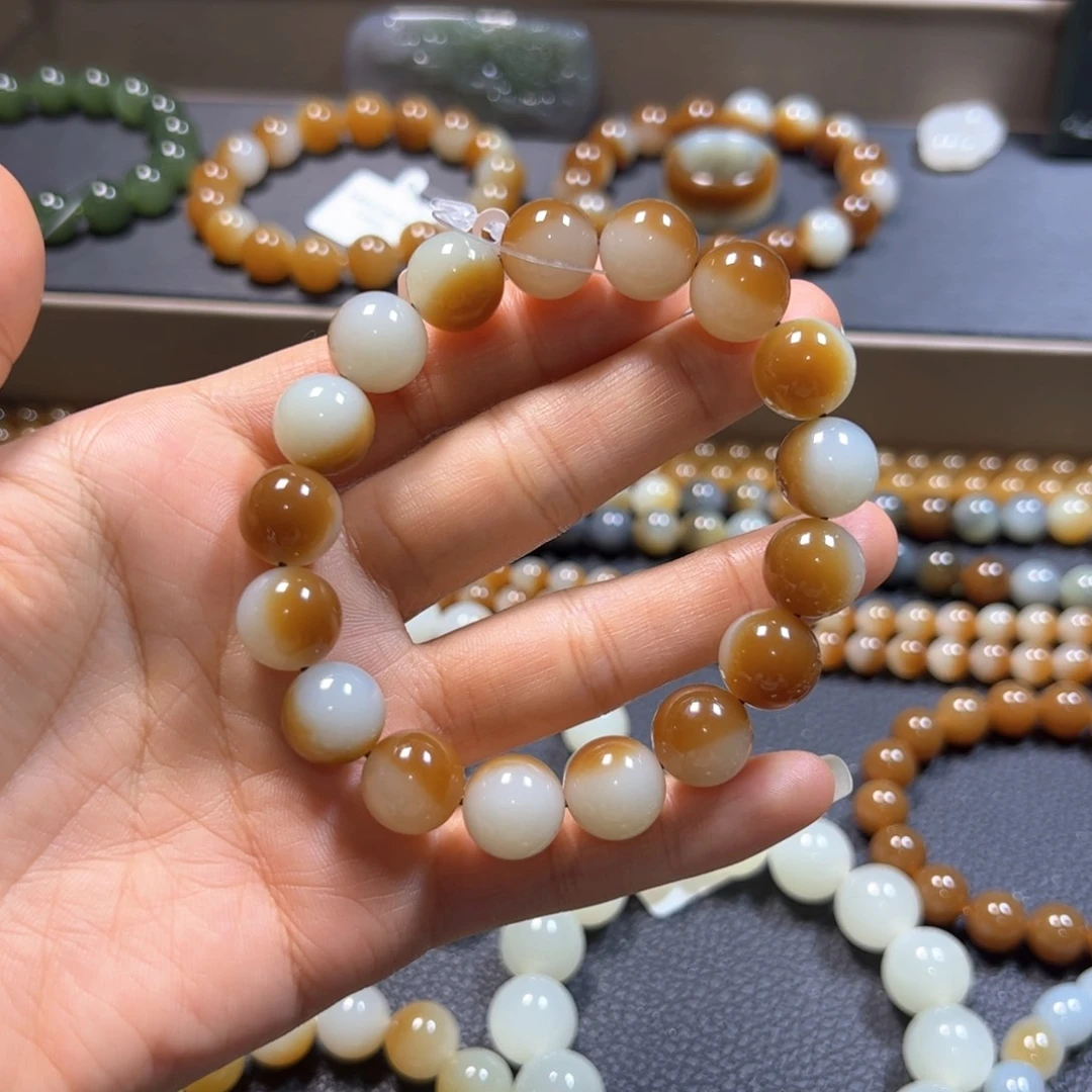 和田玉手链未镶嵌艾****)