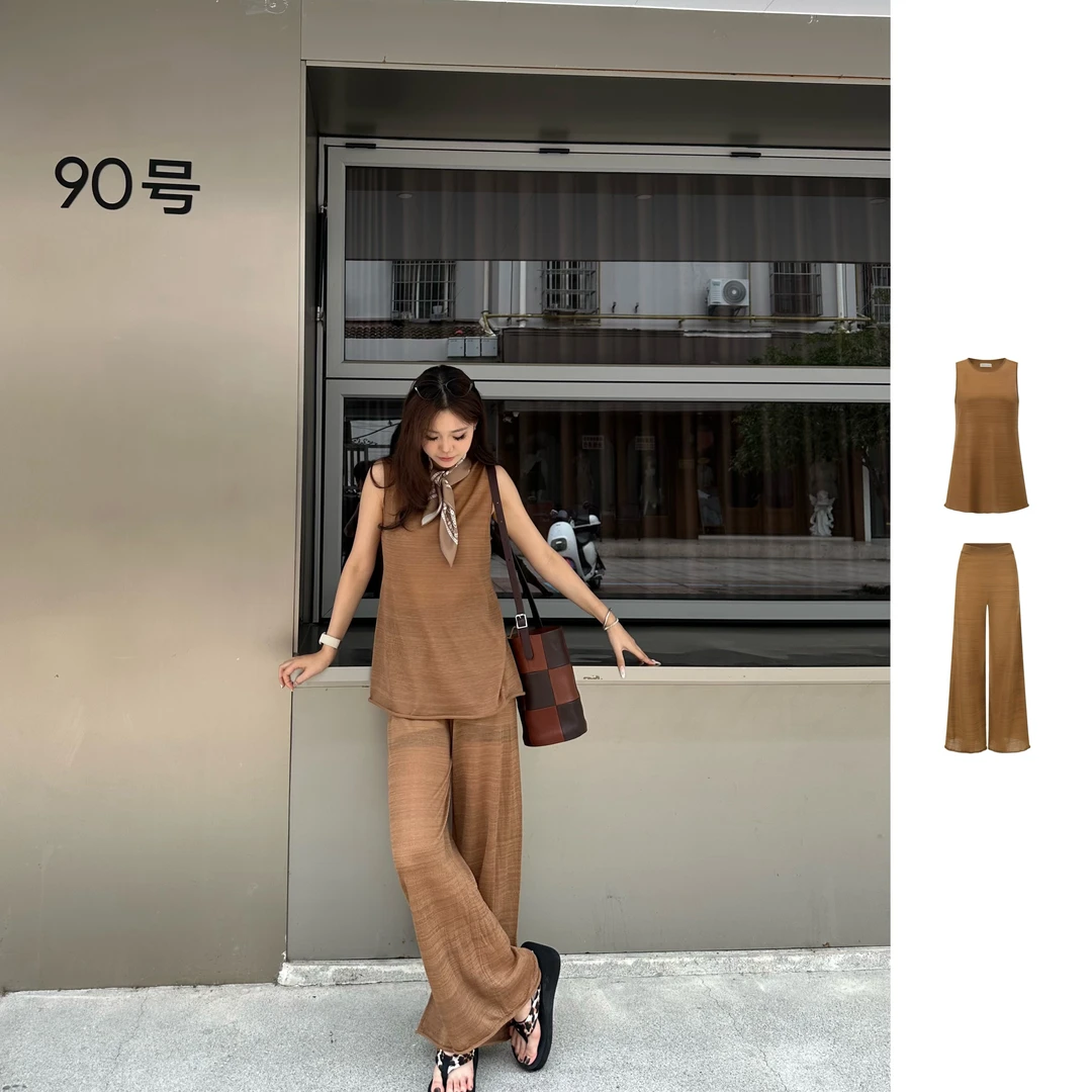 【SWAYING】25早秋SW25PF1T12C2S4/3B11C2S4 无缝长版羊毛背心套装