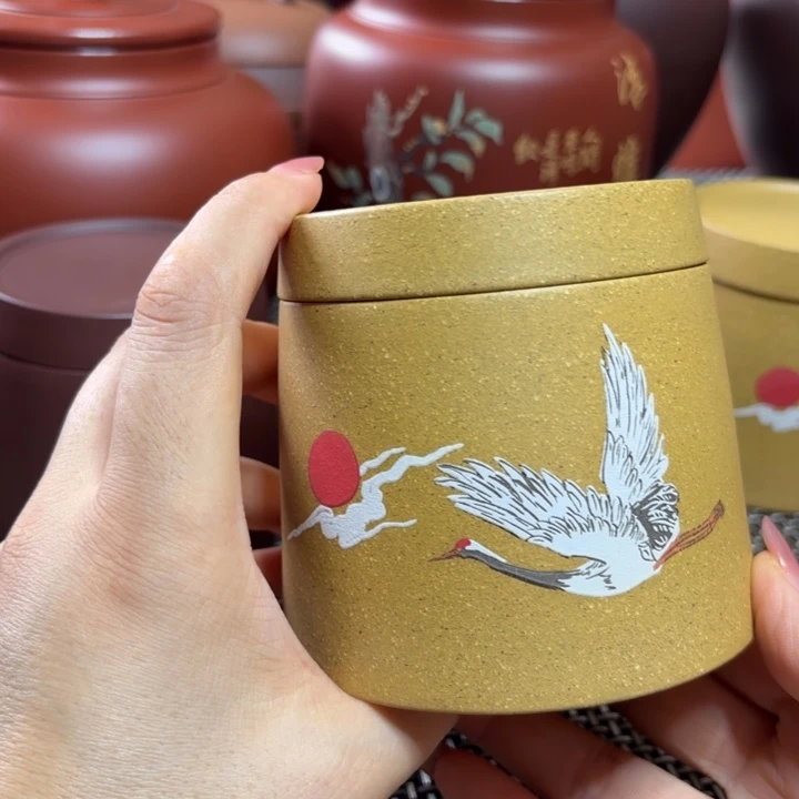 紫砂茶叶罐中高端紫砂茶叶罐