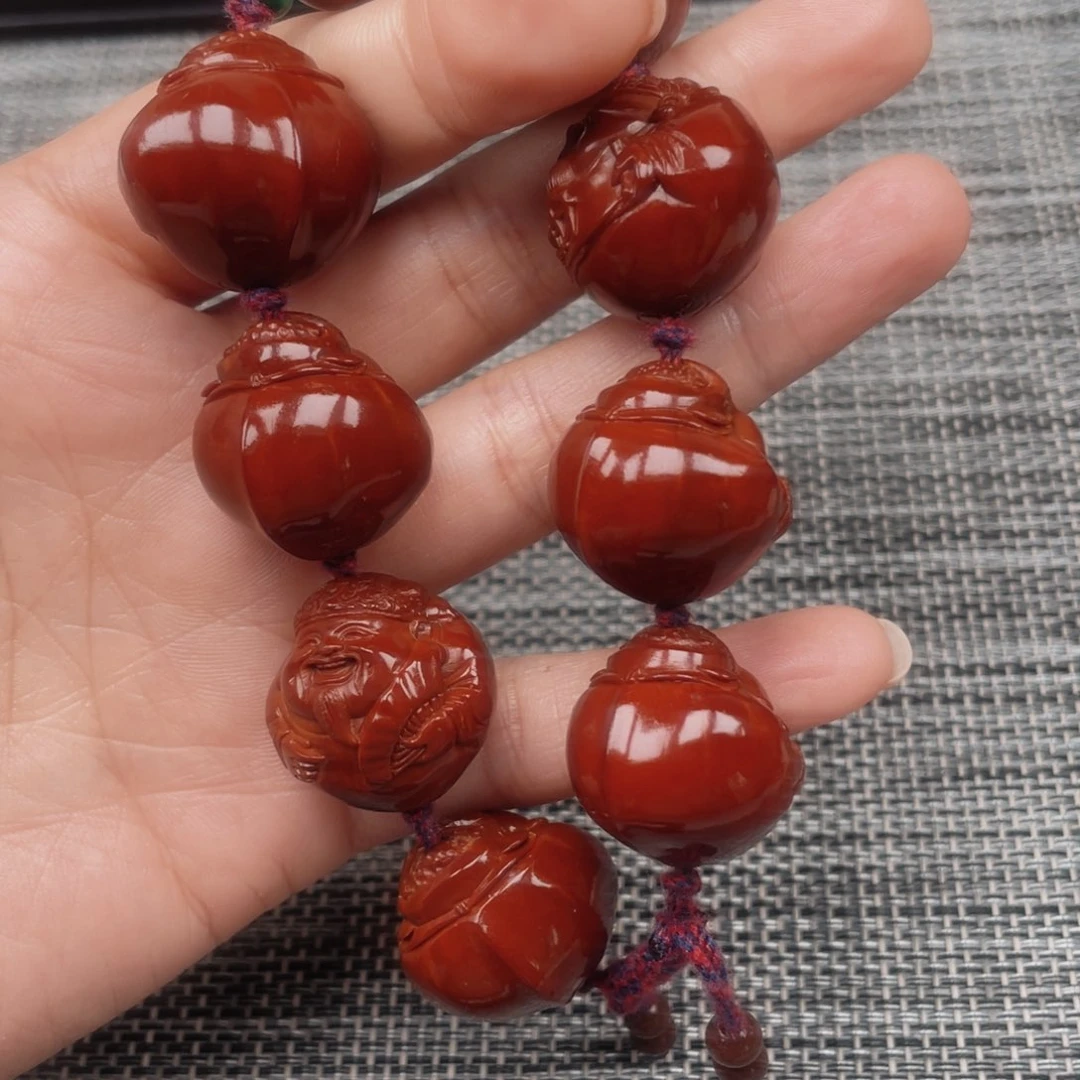 手串/手链橄榄核从**来财神25
