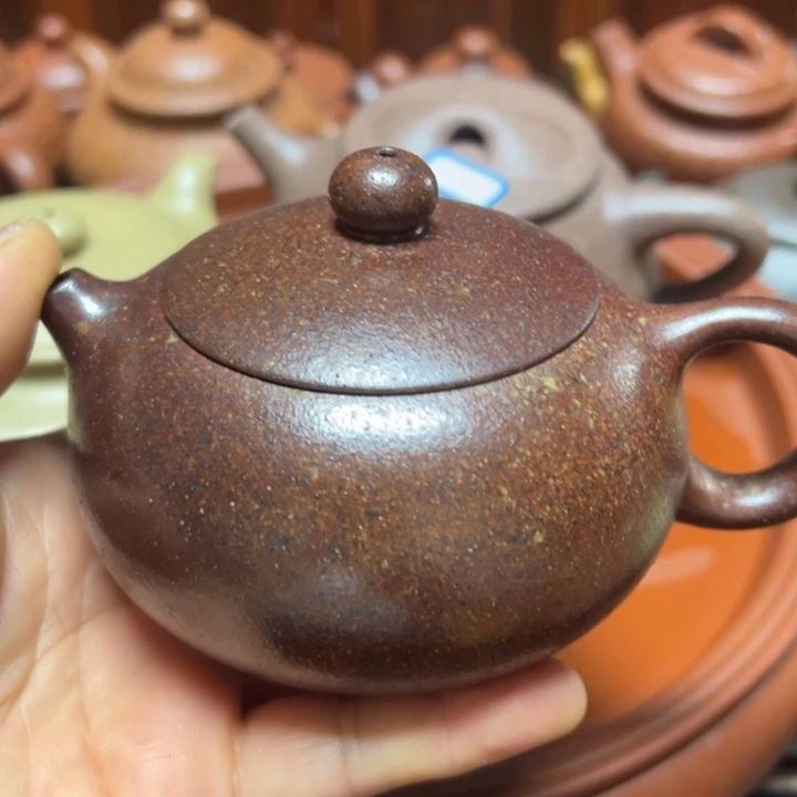 茶壶紫砂宜兴原矿金丝楠木