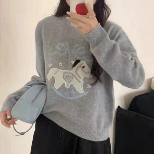 【001~100号】/莎莎家~直播间 羊绒/羊毛高货软糯减龄百搭女士毛衣