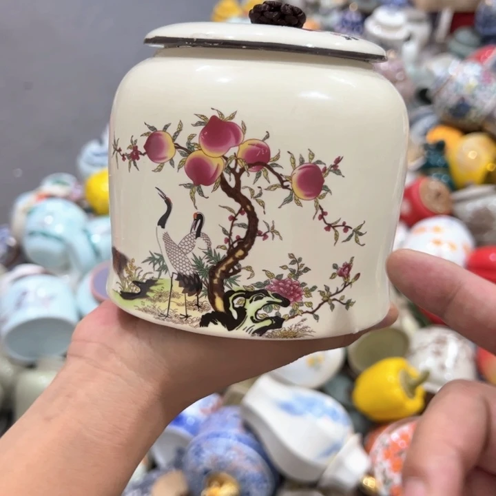 瑕疵福利品陶瓷茶叶罐