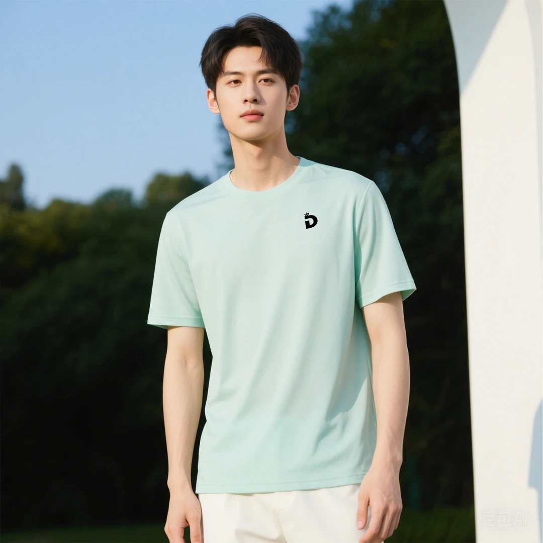 威鲷  男士冰丝短袖