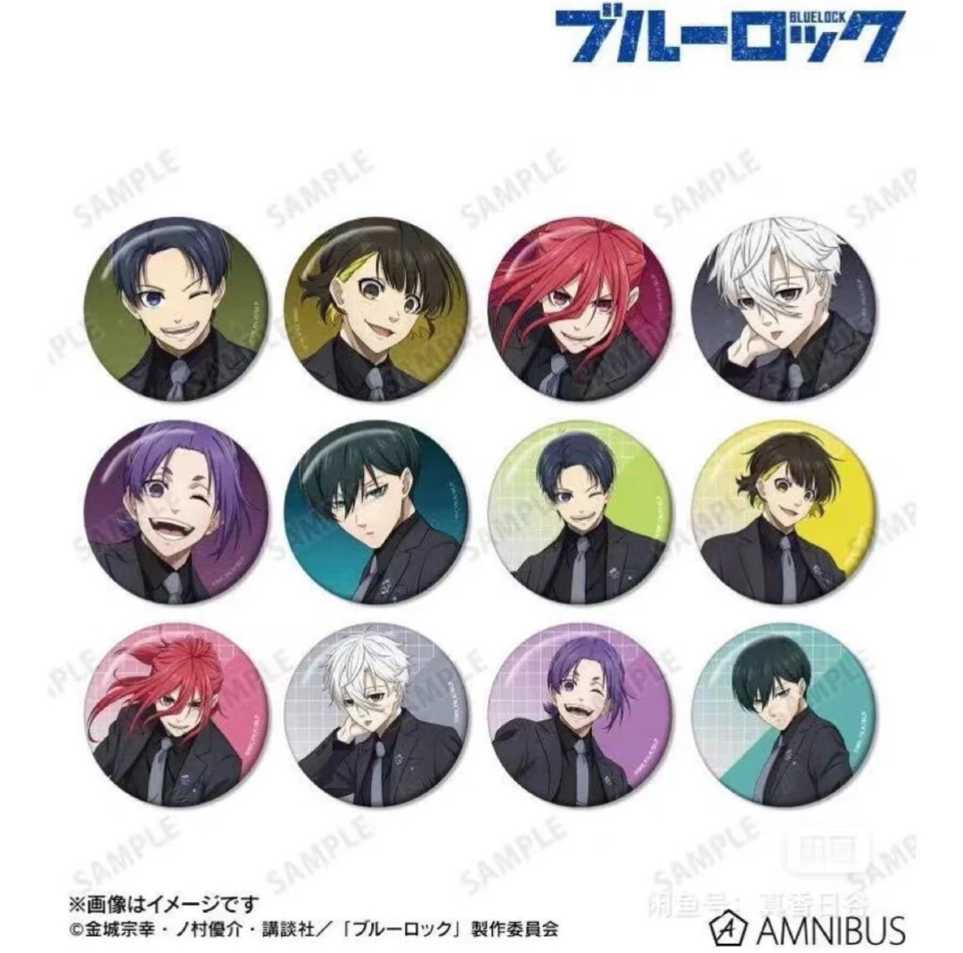 【拆包日谷】AMNIBUS《蓝色监狱》蓝锁黑色西装吧唧盲盒（代拆）