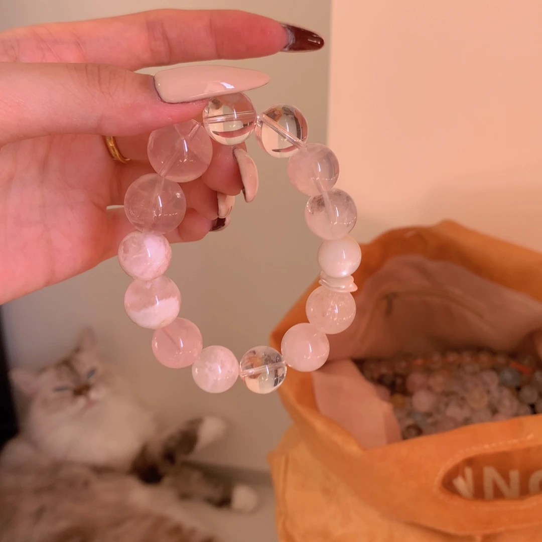 未镶嵌手串水晶绫***子现场定制手作多宝不退换